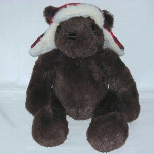 J BEAR JoAnn FABRIC STORE BROWN BEAR PLUSH TOY 10"